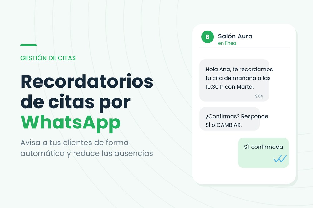 menos ausencias con los recordatorios por whatsapp